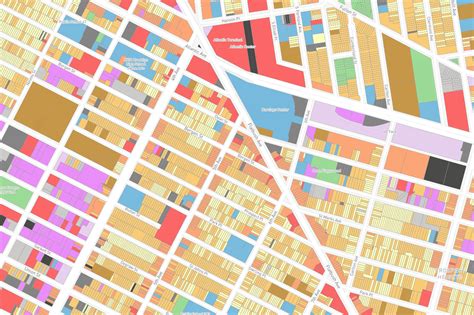 A map of New York City Zoning Map